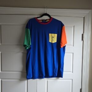 Polo by Ralph Lauren Blue and Green Short Sleeve Tees